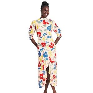 RIXO Watercolor Floral Maxi Dress